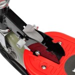 vidaXL Trotinetă electrică, roșu, 120 W