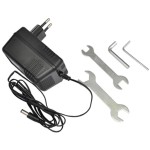vidaXL Trotinetă electrică cu șa, roșu, 120 W