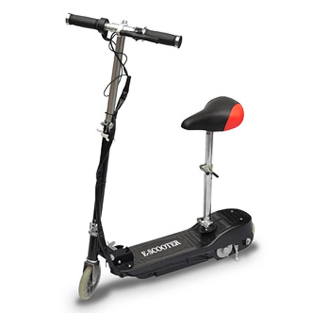 vidaXL Trotinetă electrică cu șa, negru, 120 W
