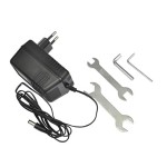 vidaXL Trotinetă electrică cu șa, negru, 120 W