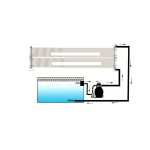 vidaXL Panou solar încălzitor piscină, 80x620 cm vidaXL Panou solar încălzitor piscină, 80x620 cm