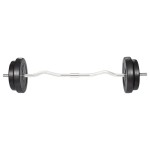 vidaXL Bară ondulată cu greutăți, 30 kg vidaXL Bară ondulată cu greutăți, 30 kg