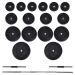 Set haltere+2 gantere 60,5kg Set haltere+2 gantere 60,5kg