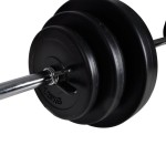 vidaXL Set cu halteră și 2 gantere 30,5 kg vidaXL Set cu halteră și 2 gantere 30,5 kg