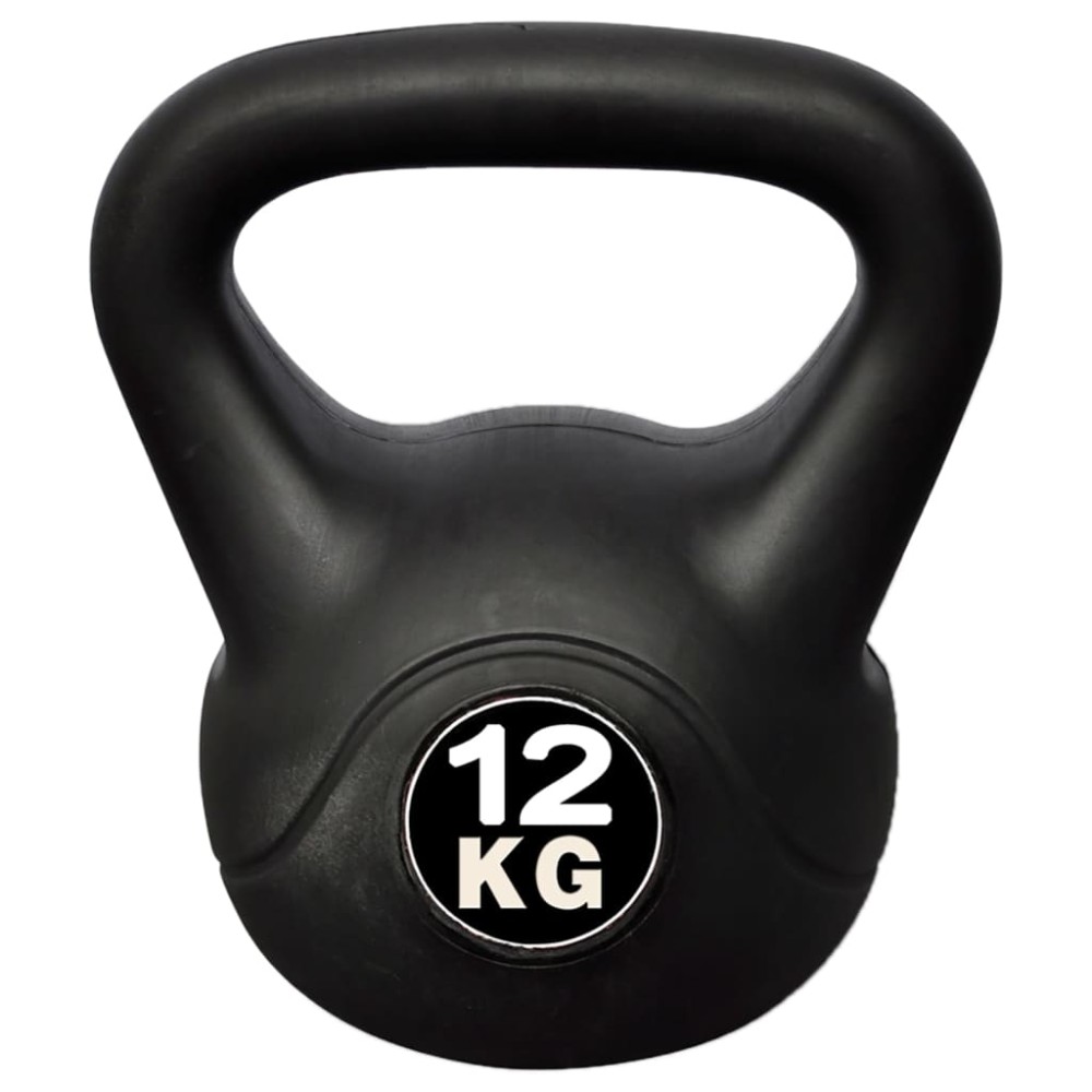vidaXL Greutate tip bilă cu mâner Kettlebell, 12 kg