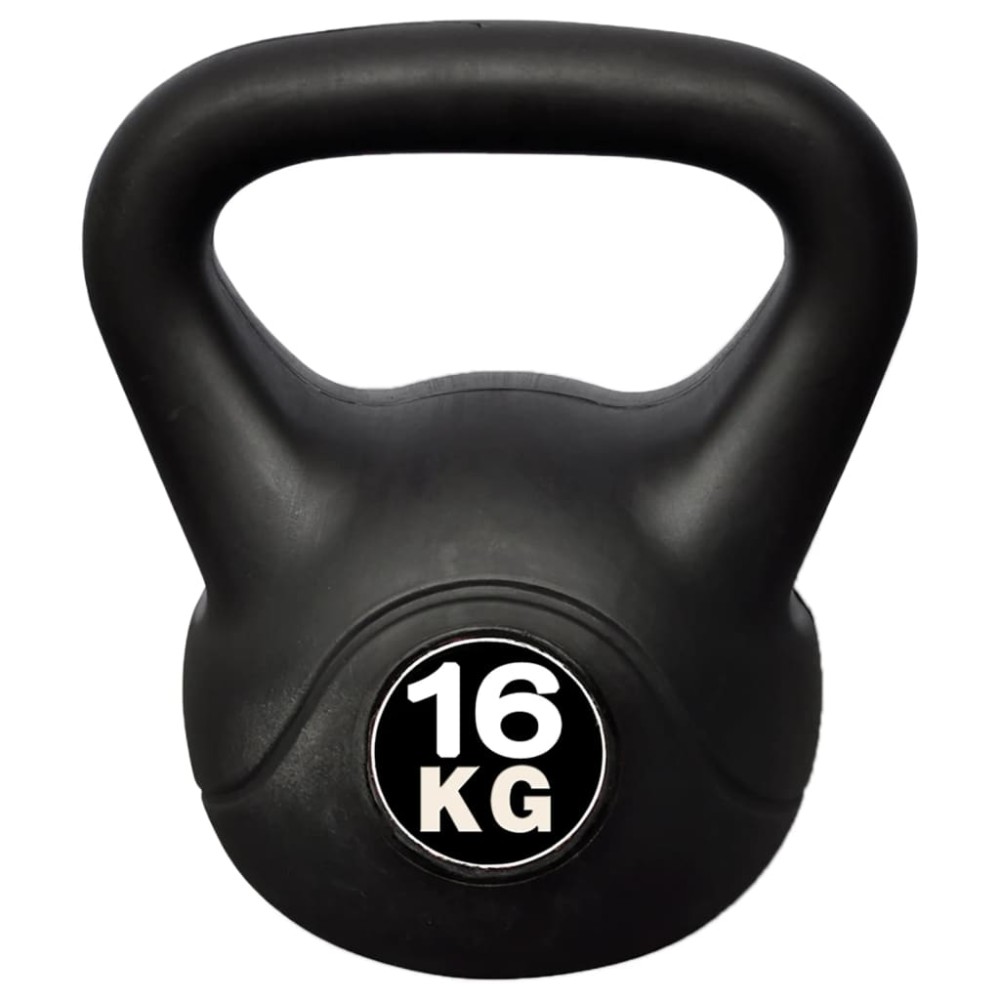 vidaXL Greutate tip bilă cu mâner Kettlebell, 16 kg