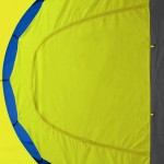 vidaXL Cort camping material textil, 9 persoane, albastru și galben vidaXL Cort camping material textil, 9 persoane, albastru și galben