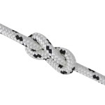 vidaXL Rolă frânghie împletită parâmă barcă, poliester, 6 mm x 50 m