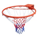 vidaXL Set coș de poartă de baschet, inel cu plasă, portocaliu, 45 cm vidaXL Set coș de poartă de baschet, inel cu plasă, portocaliu, 45 cm