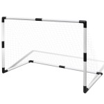 Set porți mini de fotbal pentru copii din plasă, 2 buc., 91,5x48x61 cm Set porți mini de fotbal pentru copii din plasă, 2 buc., 91,5x48x61 cm