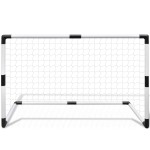Set porți mini de fotbal pentru copii din plasă, 2 buc., 91,5x48x61 cm Set porți mini de fotbal pentru copii din plasă, 2 buc., 91,5x48x61 cm