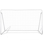 vidaXL Set poartă de fotbal, 240x90x150 cm, plasă și oțel calitativ