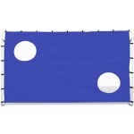 vidaXL Poartă fotbal cu perete țintă 240x92x150cm oțel calitate înaltă vidaXL Poartă fotbal cu perete țintă 240x92x150cm oțel calitate înaltă