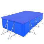 vidaXL Prelată pentru piscină, 540x270 cm, PE, dreptunghiular, 90 g/mp