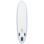 vidaXL Set placă stand up paddle SUP surf gonflabilă, albastru și alb