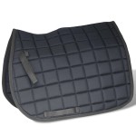 Set șa călărie 5-în-1 16", piele naturală, negru, 14 cm Set șa călărie 5-în-1 16", piele naturală, negru, 14 cm