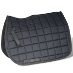 Set echitație 5-in-1 cu șa 44,5 cm din piele naturală, negru Set echitație 5-in-1 cu șa 44,5 cm din piele naturală, negru