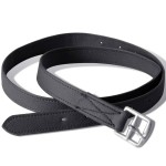 Set echitație 5-in-1 cu șa 44,5 cm din piele naturală, negru Set echitație 5-in-1 cu șa 44,5 cm din piele naturală, negru
