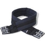 Set echitație 5-in-1 cu șa 44,5 cm din piele naturală, negru Set echitație 5-in-1 cu șa 44,5 cm din piele naturală, negru