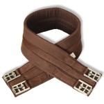 Set echitație cu șa 44,5 cm din piele naturală, Maro Set echitație cu șa 44,5 cm din piele naturală, Maro