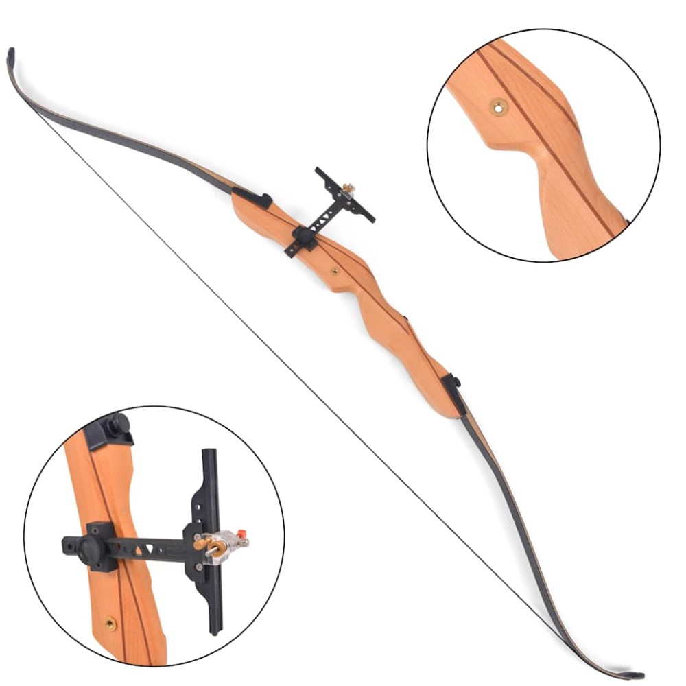 vidaXL Arc de tir pentru adulți 68" 30 lb