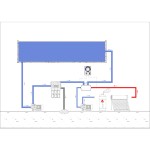 Schimbător de căldură pentru piscină 292 x 134 mm 28 kW Schimbător de căldură pentru piscină 292 x 134 mm 28 kW