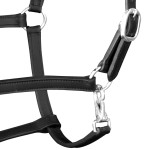 Căpăstru reglabil din piele naturală, negru, full Căpăstru reglabil din piele naturală, negru, full