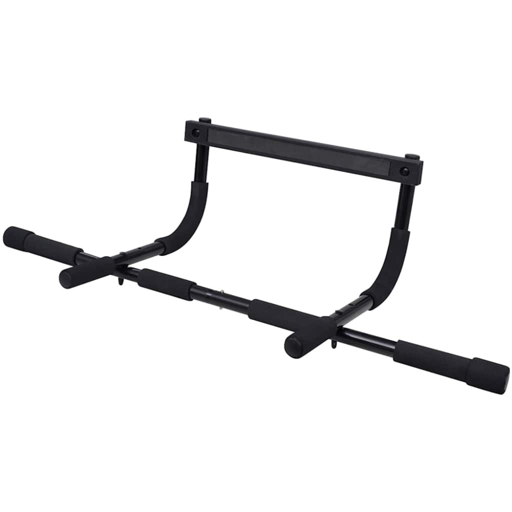 vidaXL Bară pentru tracțiuni Manual Negru 92 x 39 x 21.5 cm Oţel