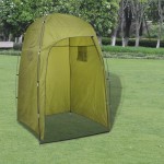 vidaXL Cort pentru duș/toaletă/garderobă, verde vidaXL Cort pentru duș/toaletă/garderobă, verde