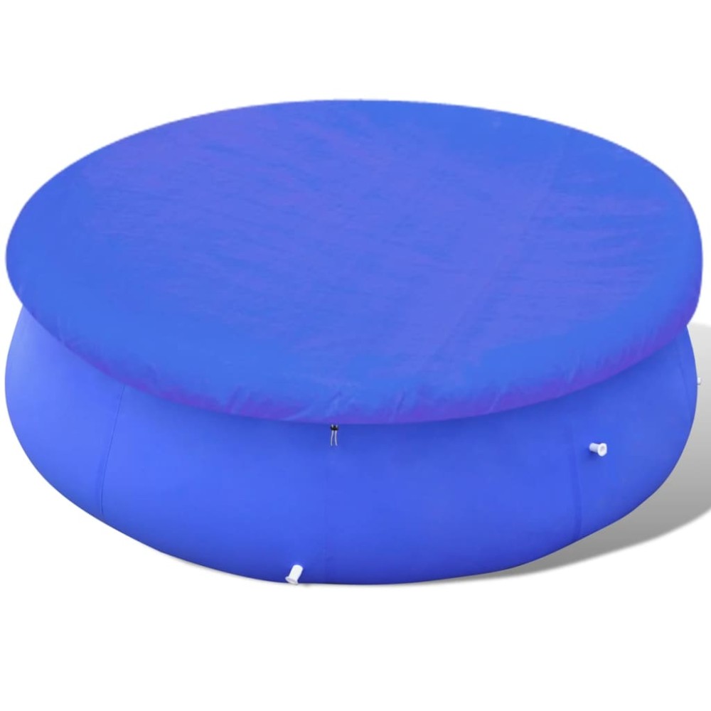 vidaXL Prelată piscină PE rotundă 540 cm 90 g/m²