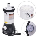 vidaXL Pompă de filtrare pentru piscine, 185 W, 4,4 m³/h vidaXL Pompă de filtrare pentru piscine, 185 W, 4,4 m³/h