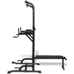 vidaXL Turn exerciții cu bancă de abdomene