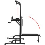 vidaXL Turn exerciții cu bancă de abdomene