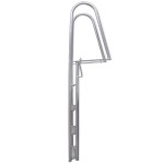 vidaXL Scară amdocare/piscină cu 4 trepte, aluminiu, 167 cm vidaXL Scară amdocare/piscină cu 4 trepte, aluminiu, 167 cm