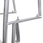 vidaXL Scară amdocare/piscină cu 4 trepte, aluminiu, 167 cm vidaXL Scară amdocare/piscină cu 4 trepte, aluminiu, 167 cm