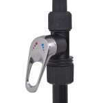vidaXL Duș alimentat cu energie solară, 20 L, aluminiu și HDPE vidaXL Duș alimentat cu energie solară, 20 L, aluminiu și HDPE
