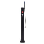 vidaXL Duș solar, 8 L, PVC și oțel vidaXL Duș solar, 8 L, PVC și oțel