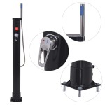 vidaXL Duș solar, 8 L, PVC și oțel vidaXL Duș solar, 8 L, PVC și oțel
