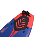 vidaXL Placă de surf, albastru și roșu, 170 cm vidaXL Placă de surf, albastru și roșu, 170 cm