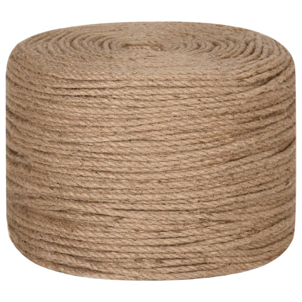 vidaXL Frânghie din iută 100% 6 mm 500 m