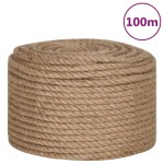 vidaXL Frânghie din iută 100% 12 mm 100 m vidaXL Frânghie din iută 100% 12 mm 100 m