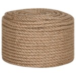 vidaXL Frânghie din iută 100% 14 mm 100 m vidaXL Frânghie din iută 100% 14 mm 100 m