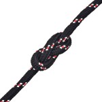vidaXL Frânghie marinărească din polipropilenă 6 mm 100 m, negru vidaXL Frânghie marinărească din polipropilenă 6 mm 100 m, negru