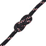 vidaXL Frânghie marinărească din polipropilenă 14 mm 50 m, negru vidaXL Frânghie marinărească din polipropilenă 14 mm 50 m, negru