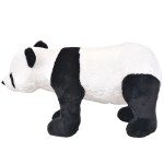 vidaXL Urs panda de jucărie din pluș în picioare, alb și negru, XXL vidaXL Urs panda de jucărie din pluș în picioare, alb și negru, XXL