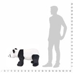 vidaXL Urs panda de jucărie din pluș în picioare, alb și negru, XXL vidaXL Urs panda de jucărie din pluș în picioare, alb și negru, XXL