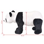 vidaXL Urs panda de jucărie din pluș în picioare, alb și negru, XXL vidaXL Urs panda de jucărie din pluș în picioare, alb și negru, XXL