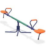 vidaXL Balansoar rotativ 360 grade, portocaliu vidaXL Balansoar rotativ 360 grade, portocaliu