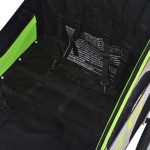 vidaXL Remorcă de bicicletă, gri și verde, 30 kg vidaXL Remorcă de bicicletă, gri și verde, 30 kg