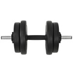 vidaXL Set haltere 14 buc., 20 kg vidaXL Set haltere 14 buc., 20 kg